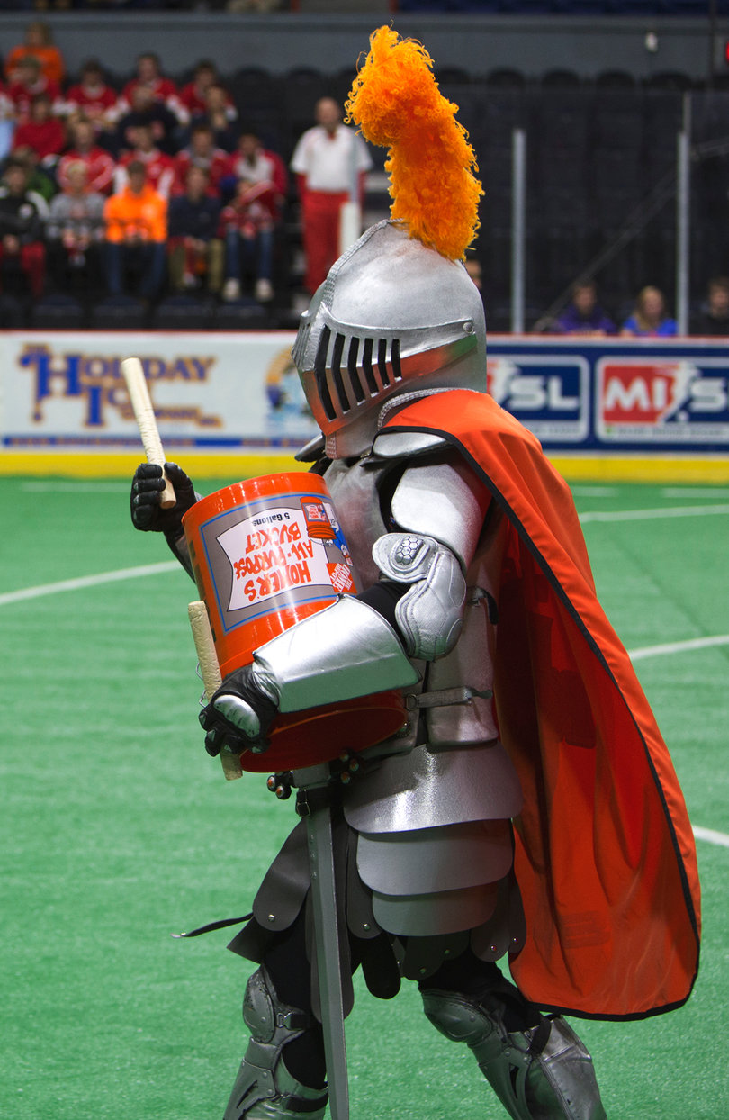 The Silver Knights, from the management team to the mascot, are attempting to create an atmosphere filled with loud music and families.