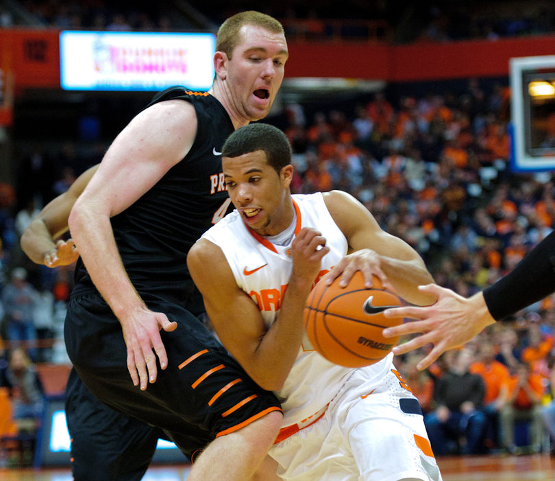 Syracuse guard Michael Carter-Williams drives through the lane.