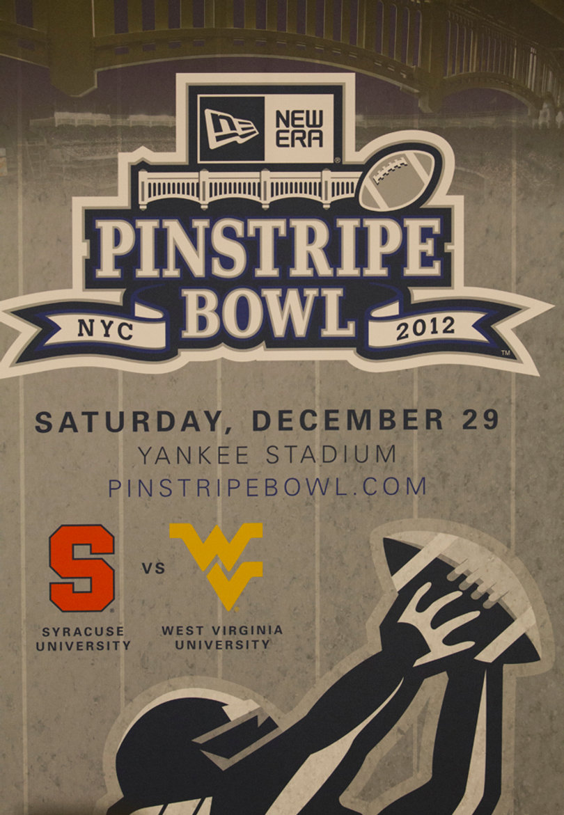 Former Big East rivals Syracuse and West Virginia prepare for the odd test of playing a familiar opponent in a bowl game.
