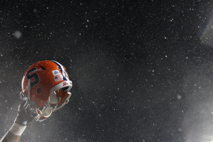 Gallery: Syracuse romps past West Virginia in snowy Pinstripe Bowl, 38-14