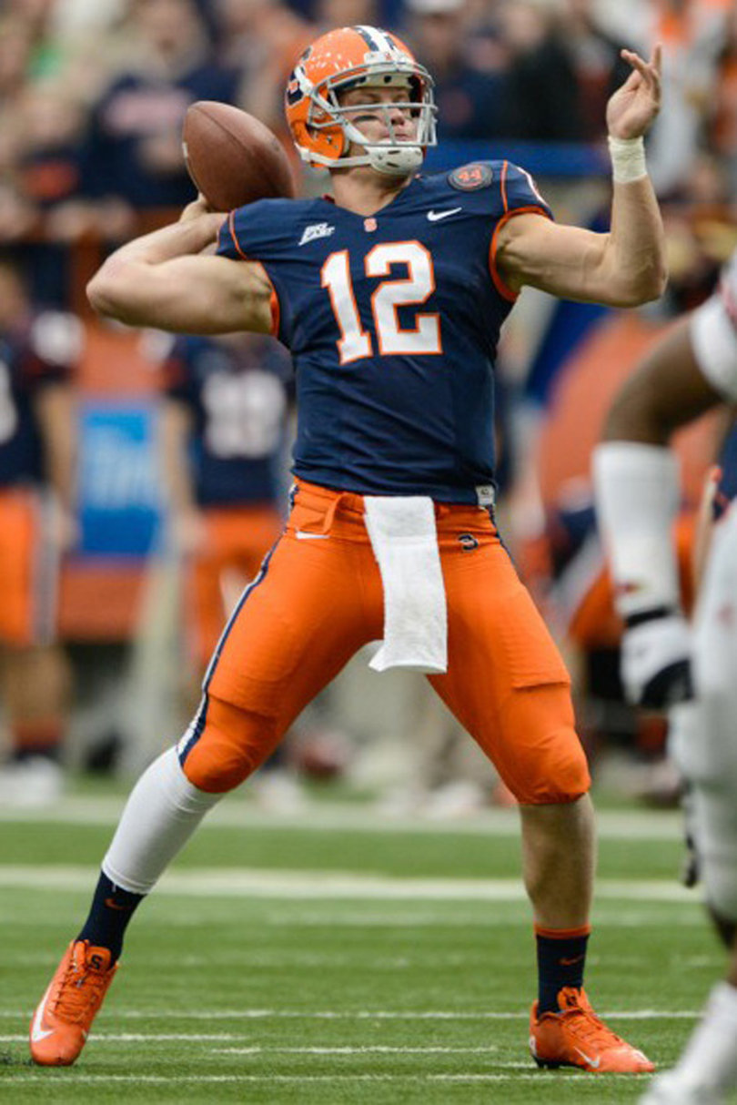 10: Ryan Nassib sets almost all major single-season and career quarterback records.