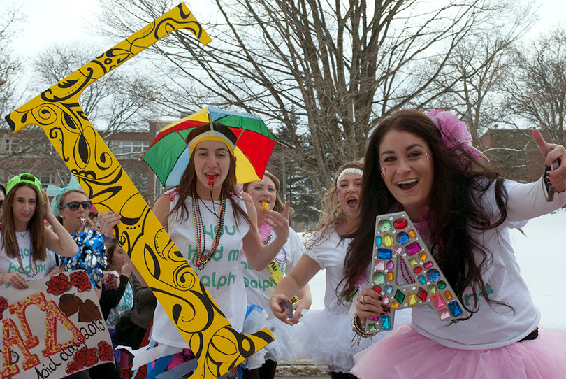 Alpha Gamma Delta was one of the 11 Panhellenic sororities to participate in recruitment the past two weekends. 