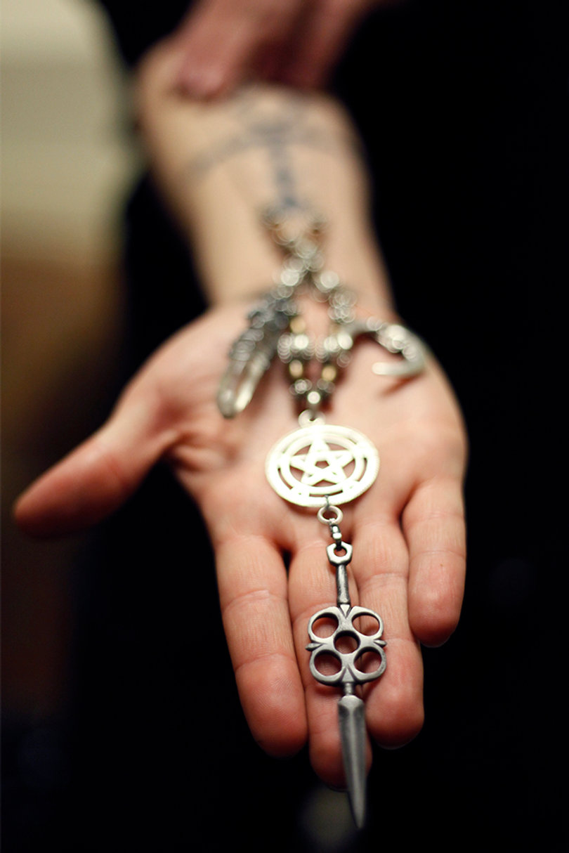 Athame: This small sword is a symbol of the warrior and helps ward off negative spirits.