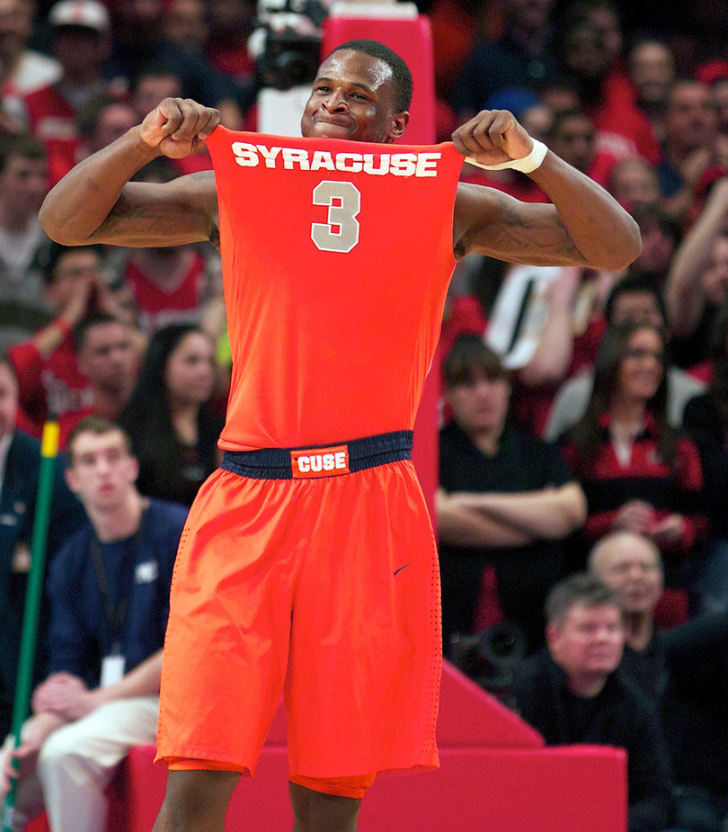 Former Syracuse guard Dion Waiters scored 14 points in a balanced effort against St. John's last season. The Orange cruised to a 27-point victory in Madison Square Garden.