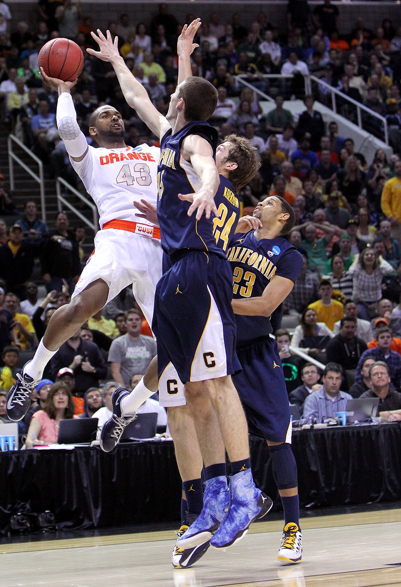 Syracuse forward James Southerland nearly turned in a double-double in the Round of 32 against California. He's become one of the Orange's most steady offensive presences.