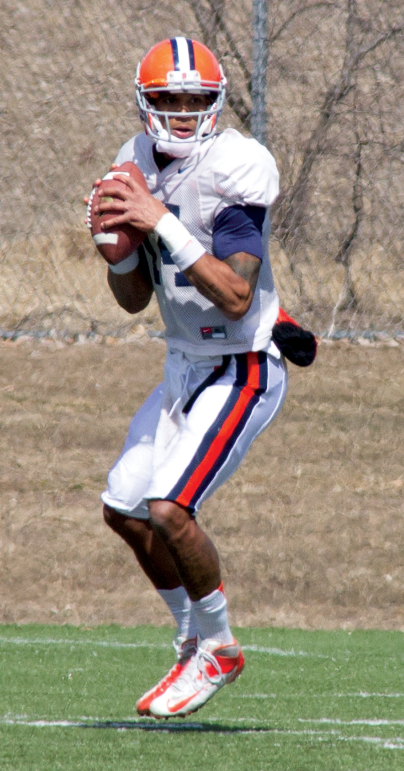 Syracuse quarterback John Kinder brings a dual-threat look to the Orange's position battle.