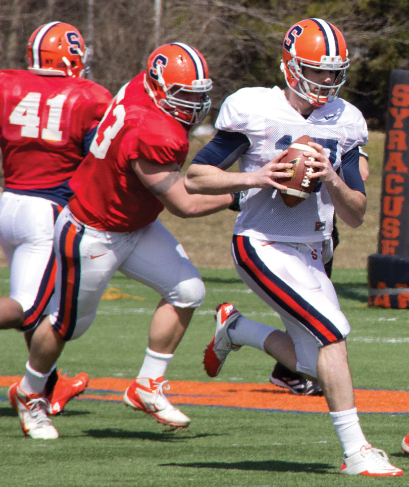 Syracuse quarterback Charley Loeb has spent the past three seasons as Ryan Nassib's backup.
