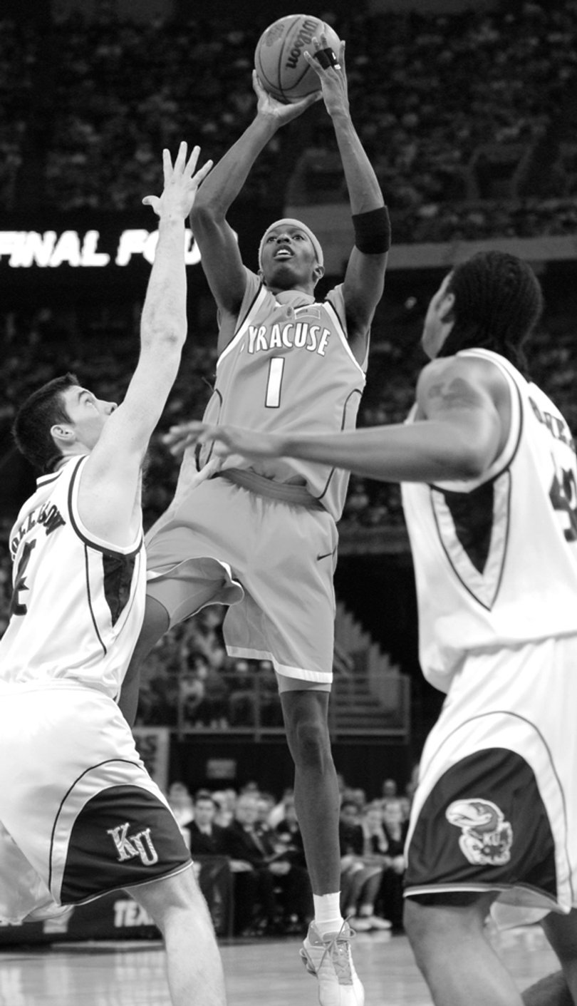 Forward Hakim Warrick sealed Syracuse's 2003 national championship with a blocked 3-pointer in the waning moments.