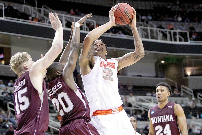 Syracuse forward DaJuan Coleman was a starter early in the season before being relegated to a reserve role. He'll likely play a larger role next season.