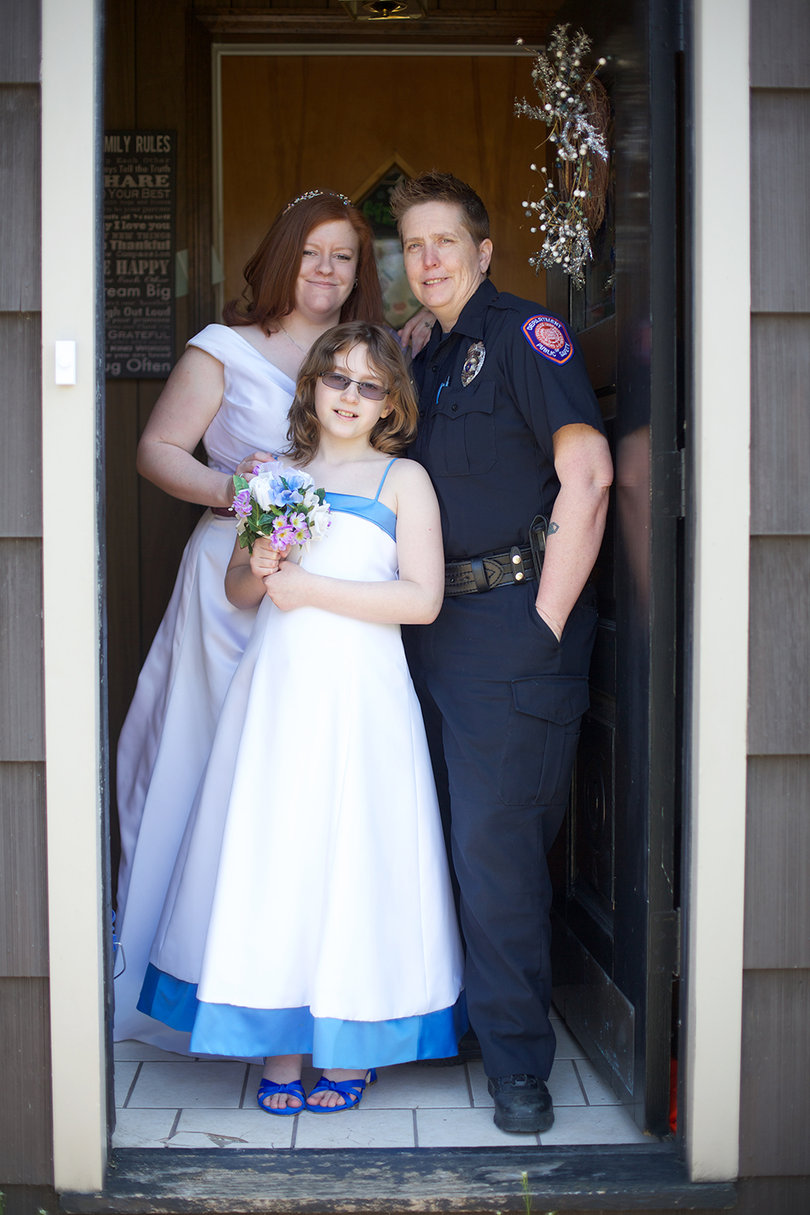 Kimberly Isaac’s daughter, Abigail, was the flower girl in the wedding.