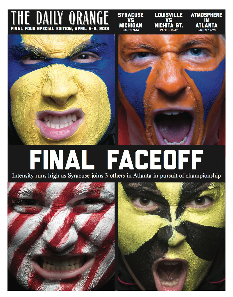 The cover of Friday's Final Four special edition.