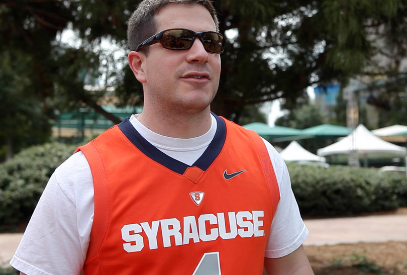 Mike Cazzolli, a 2003 SU alumnus, traveled down to Atlanta with Colleen Lathey, a 2011 alumna of the State University of New York College of Environmental Science and Forestry, and Clark Willett and Zack Farden from the Syracuse area.

"I'm a little surprised they're here. But they've been playing good basketball, and I've always wanted to go to a Final Four. So this is the opportunity," Cazzolli said.

"I think Michigan's got to miss some shots early, and I think if we get off to a good start, it'll go well for us," Farden said.

Prediction: Syracuse by five