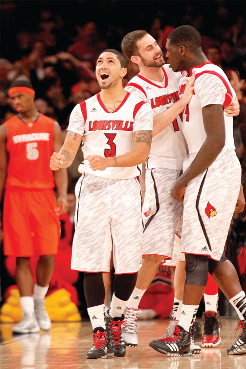 Peyton Siva, another crucial floor general, personifies Louisville's ultra-athletic break-and-press style of play.