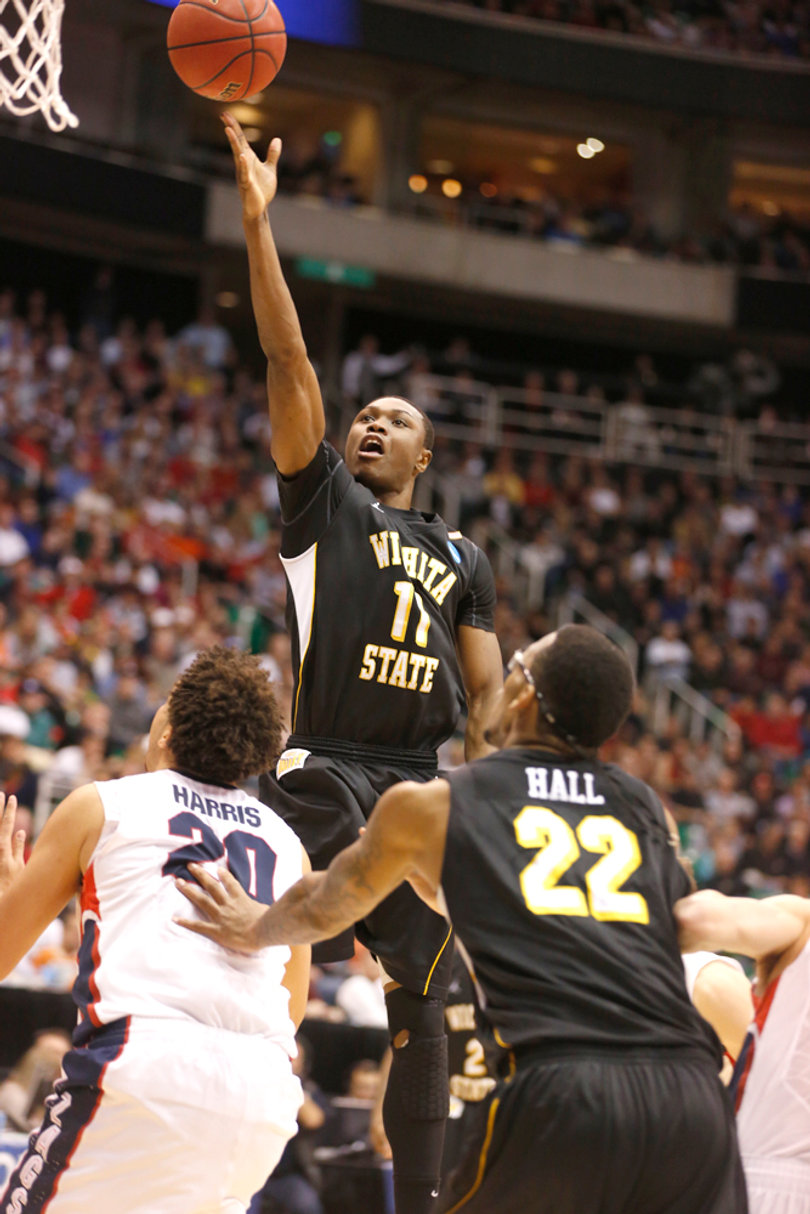 Cleanthony Early leads Wichita State in scoring and will be critical in limiting Louisville on the boards Saturday evening.