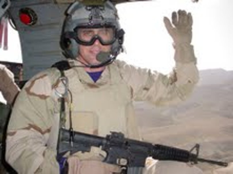 Derek Maltz's family received this photo of Michael Maltz on March 22, 2003, the day before he died.