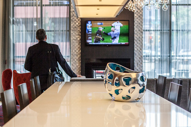 The Marriott Courtyard and the Residence Inn cost  slightly more than $27 million to build, said hotel general manager Jim Wefers.