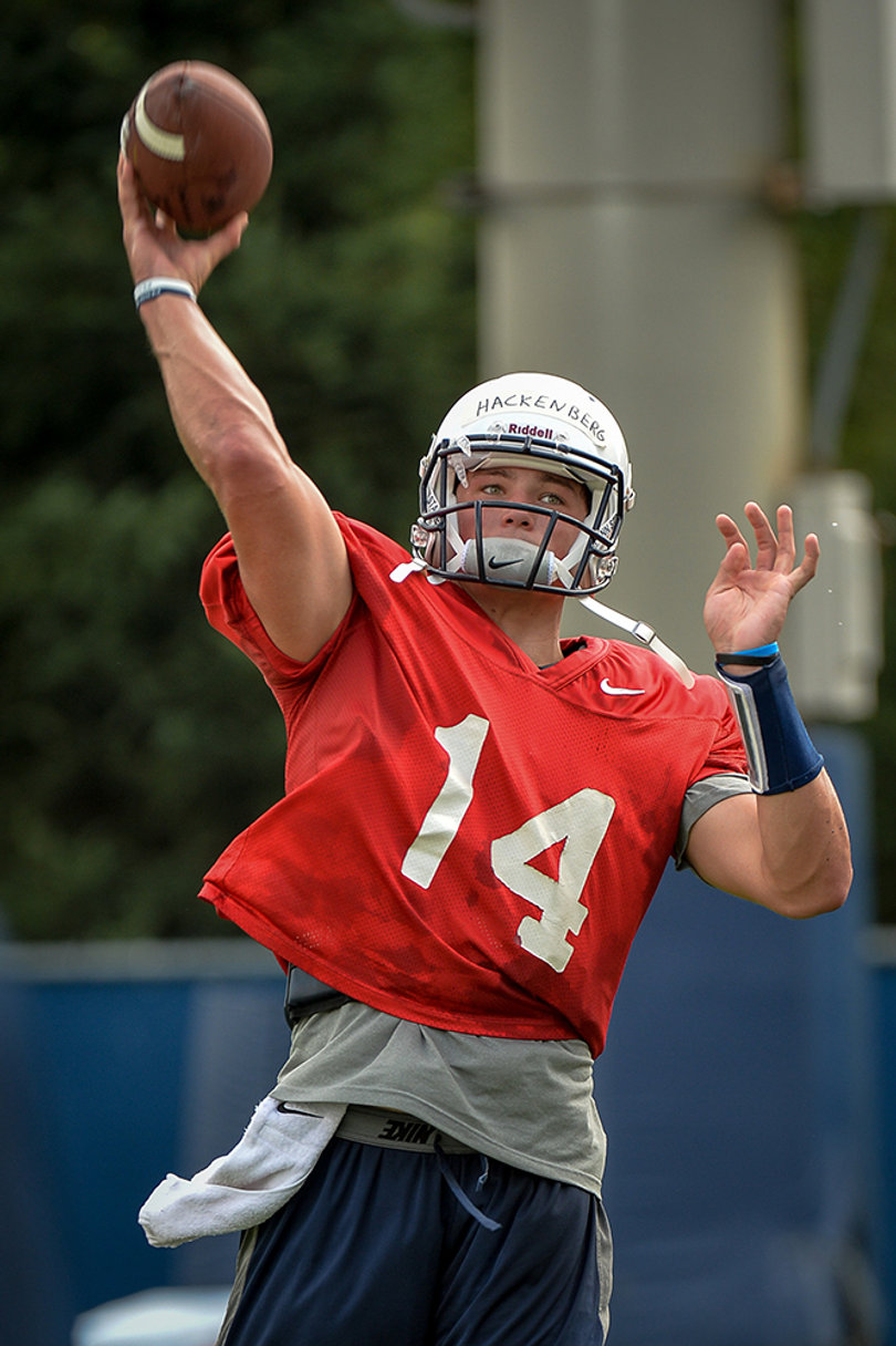 Freshman Christian Hackenberg is a five-star recruit competing for the Nittany Lion starting job. 