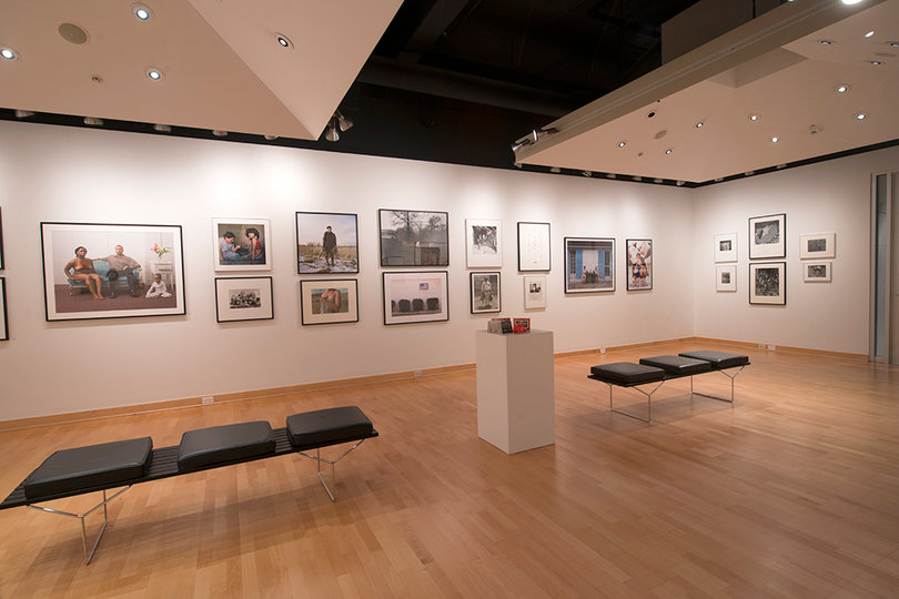 The exhibit "40 Artists / 40 Years" features works from Light Work's personal gallery, as well as some pieces on loan.