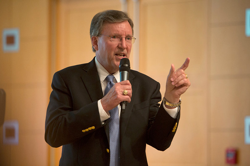Jerry Weast was the first lecturer of the School of Education's "The Landscape of Urban Education Series." Weast worked as a superintendent in Maryland for 35 years. 