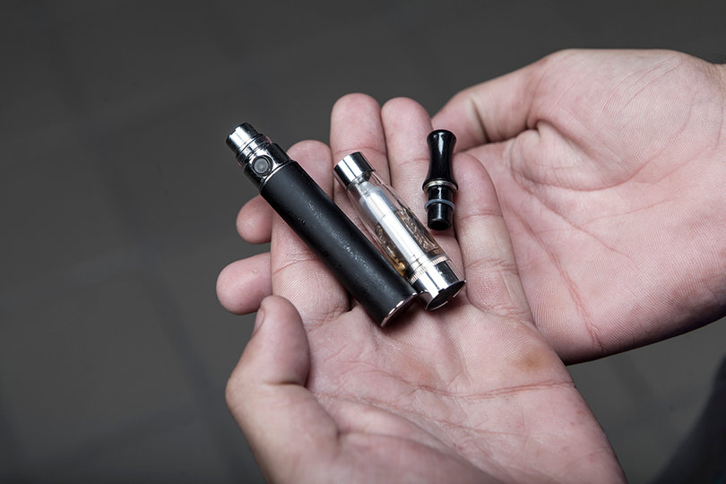 E-cigarettes are becoming increasingly popular due to users preferring to emit vapor instead of smoke. These cigarettes operate on batteries, but also still contain nicotine.
