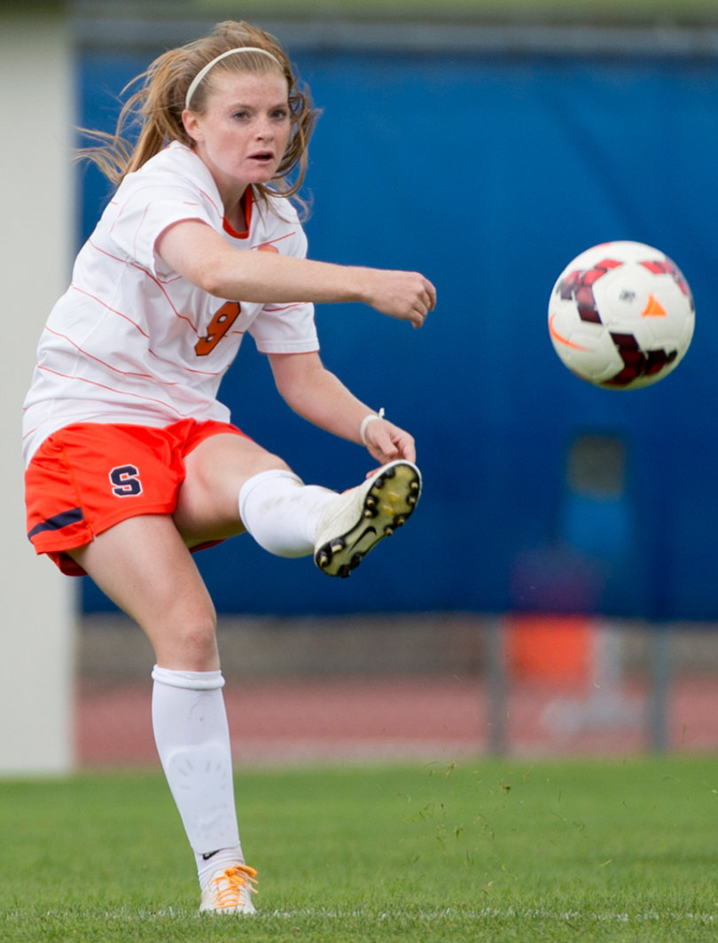 Jackie Firenze made an instant impression for SU, starting all 18 games last season. Emma Firenze has been sidelined for the start of her freshman season with a femur injury.