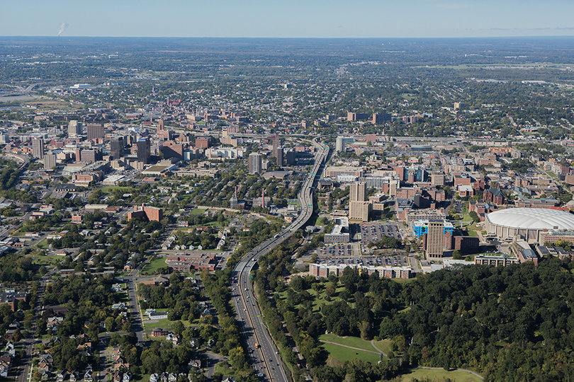 Sept. 23, 2013: Interstate 81, which runs through the city of Syracuse between the Hill and downtown, will reach the end of its useful life in 2017. Possible options for what to do with the interstate include maintenance and tearing down the highway. Solutions such as replacing the interstate with a tunnel, bridge or citywide boulevard have also been suggested.
