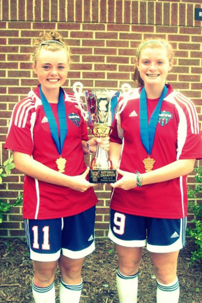On one occasion, the Firenze sisters flew 300 miles to make it in time for high school prom between games in a soccer tournament.