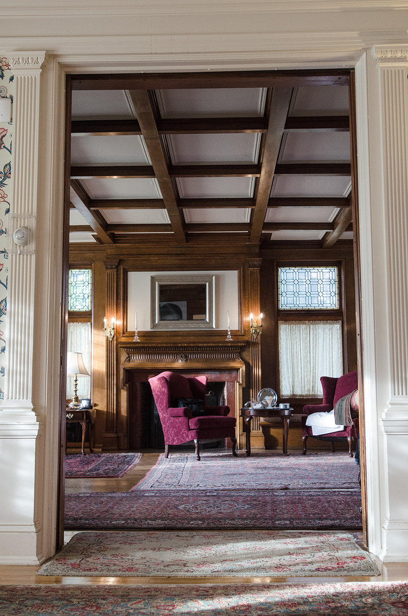 Except for the added wing, the rest of the house has maintained its original design and architecture.