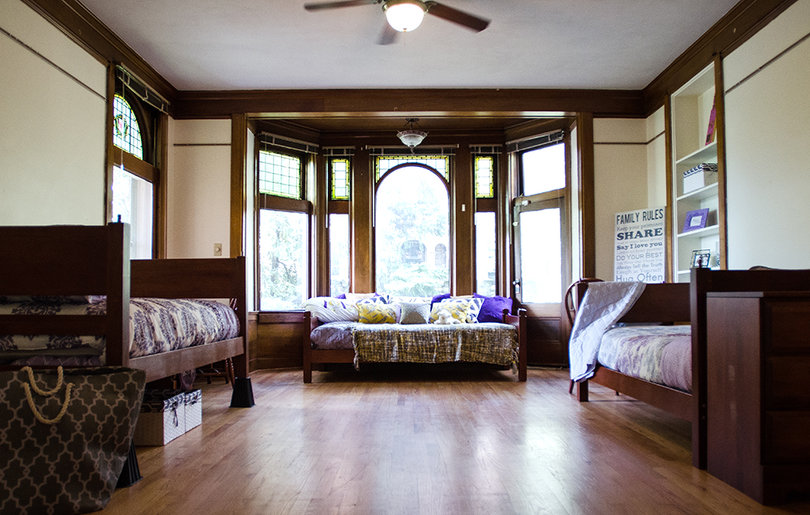 Delta Phi Epsilon’s new house was built in 1911, with four floors and is able to hold 41 beds. The sorority hopes to have 100 pledges its first semester back on SU’s campus.