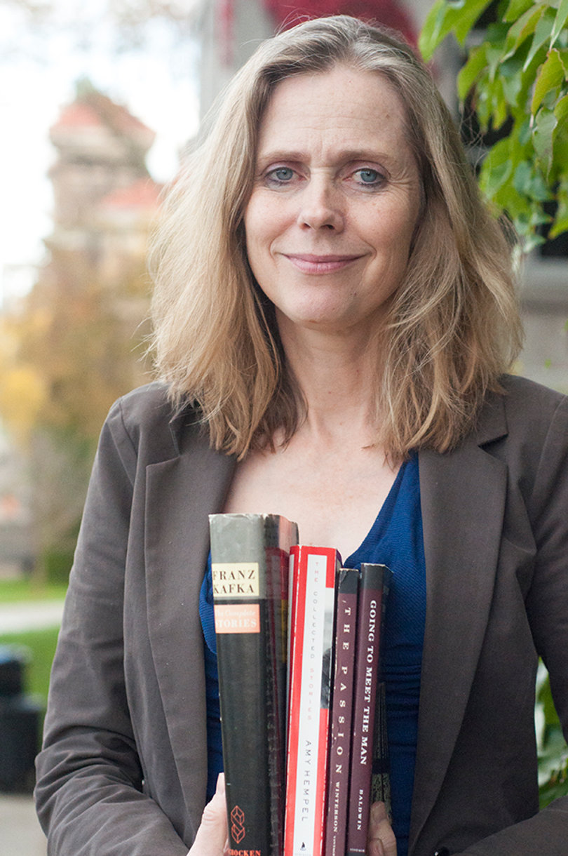 Sarah Harwell, the associate director of creative writing in SU's  English department, began to read as a way to escape from the real world.  