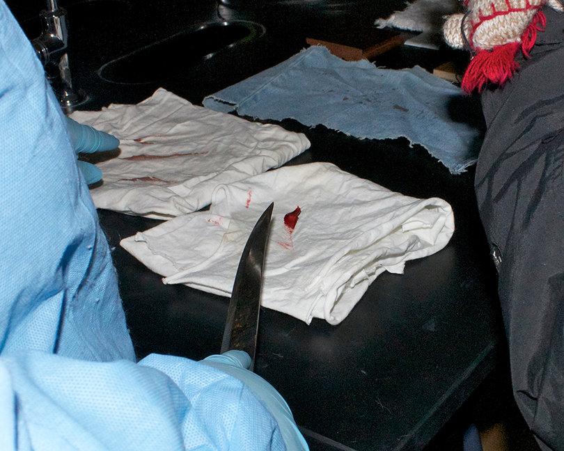 In 2013's murder mystery, the murdered subject was Otto. This year, a student will play dead to model being murdered.
