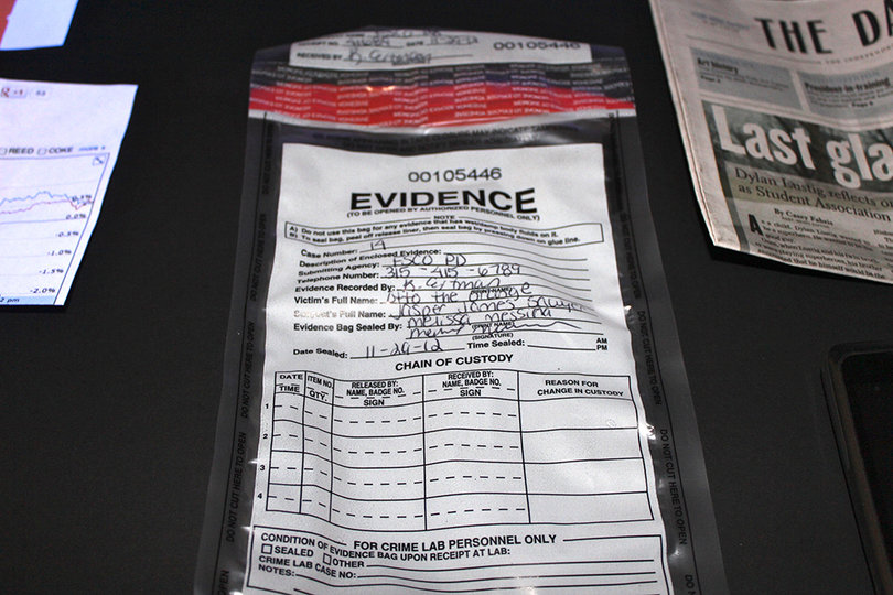 This marks the fourth year the student group has held this event. It is meant to show students how forensic data is gathered.
