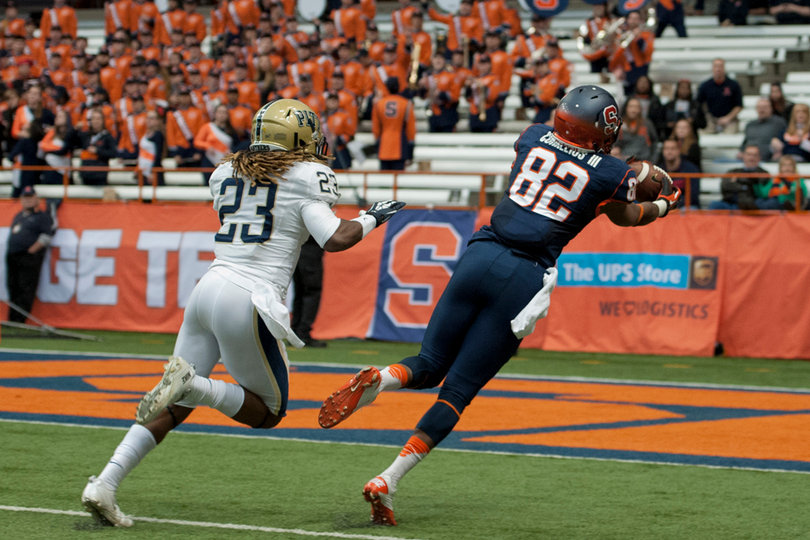 Cornelius makes a diving catch for his first career touchdown.