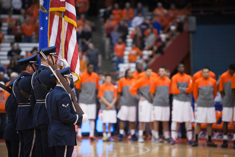 The Carrier Dome offers a moment of silence to  the students lost in the Pan Am 103 bombing. Saturday, Dec. 21, 2013, marks the 25th anniversary of the attack.