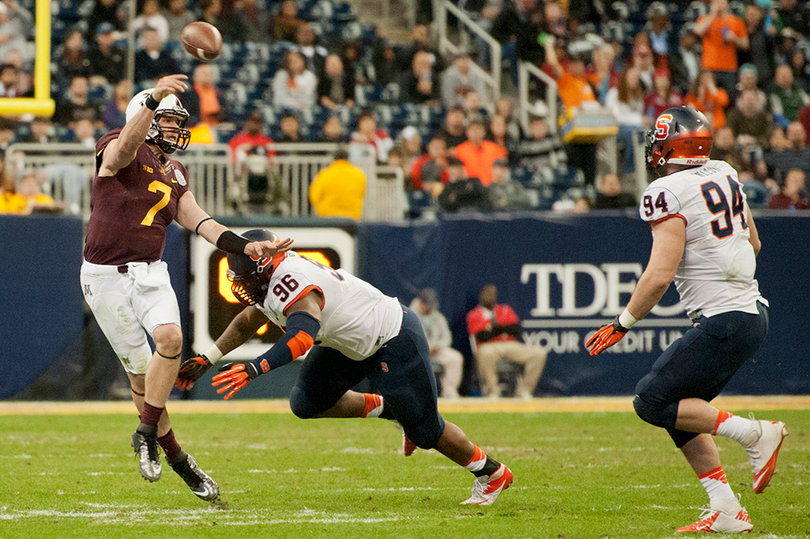 Jay Bromley led Syracuse with 10 sacks and three forced fumbles this season.