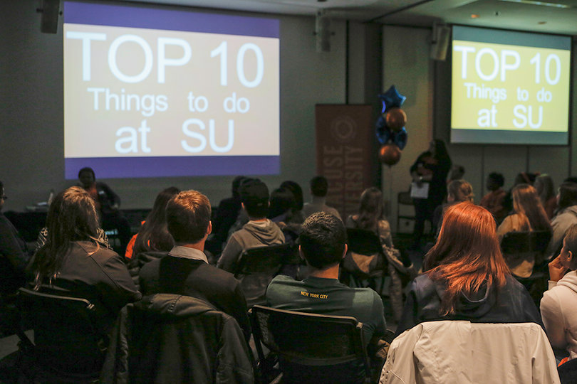 One of the activities made available to students starting their career at SU.
