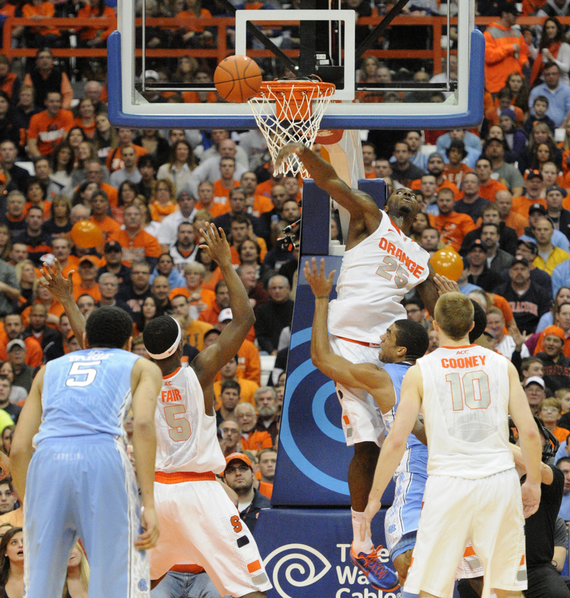 Christmas puts together all-around game, helps energize SU to win over UNC