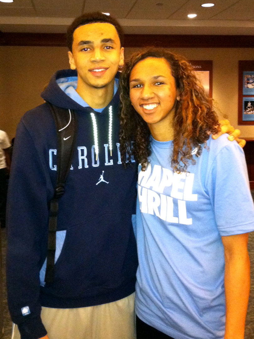 Marcus and Morgan spent their childhoods playing together, including games of H-O-R-S-E and 1-on-1. 