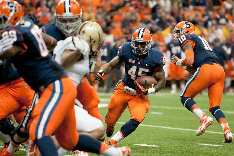 Jerome Smith will travel to Indianapolis for the NFL Scouting Combine on Saturday. He helped Syracuse establish a solid run game in 2013.