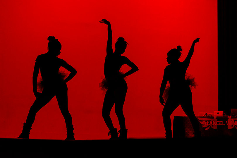 Members of Kalabash Dance Troupe perform at the Totally Fabulous Drag Show. 