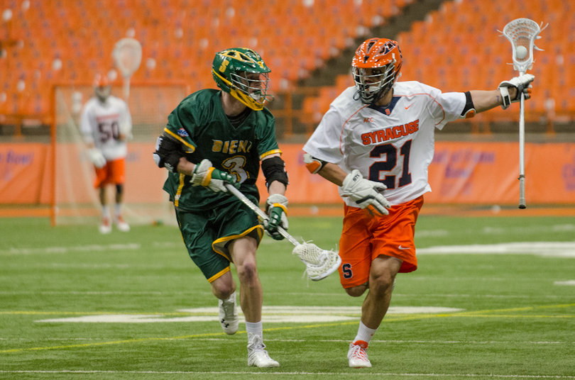 Mike Messina picked up two ground balls for Syracuse Monday night. 