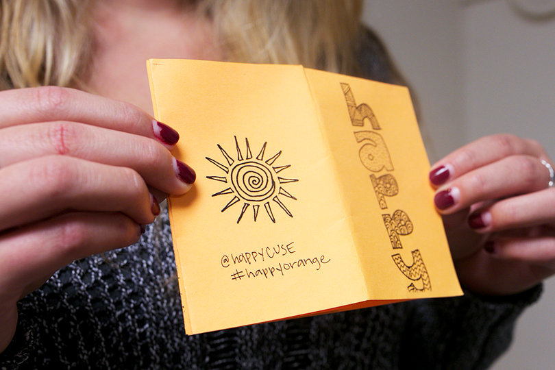 Freund drew inspiration for the happyCUSE project from a class speaker who talked about DIY publishing.