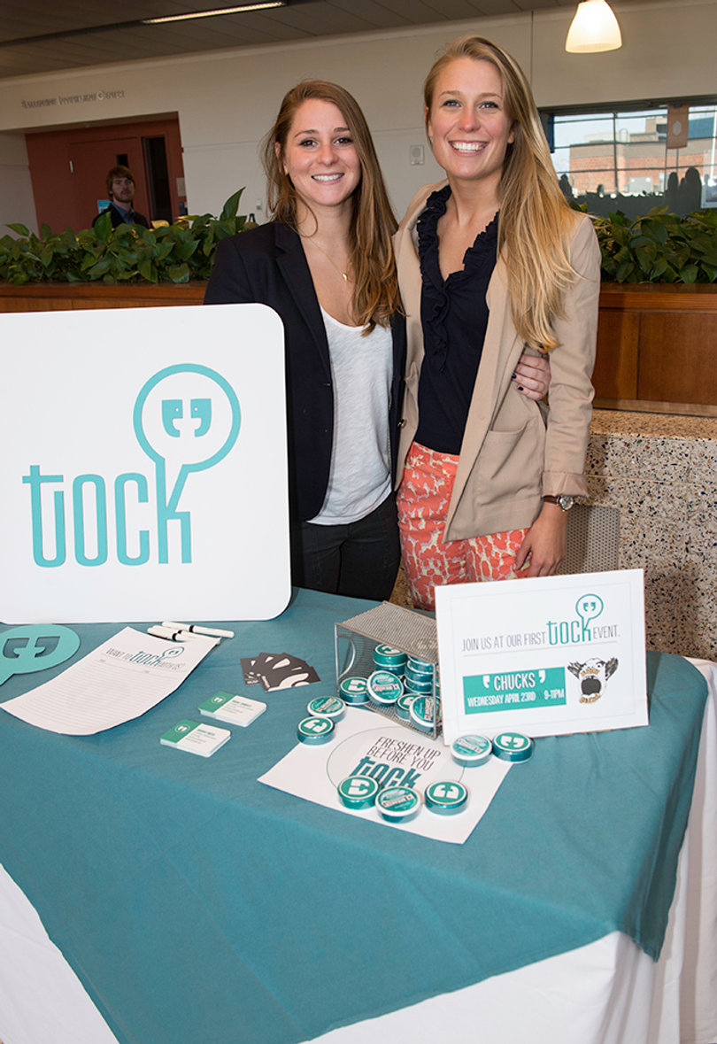 Jacquie Greco and Rachel Samples developed the idea for the app over Winter Break.