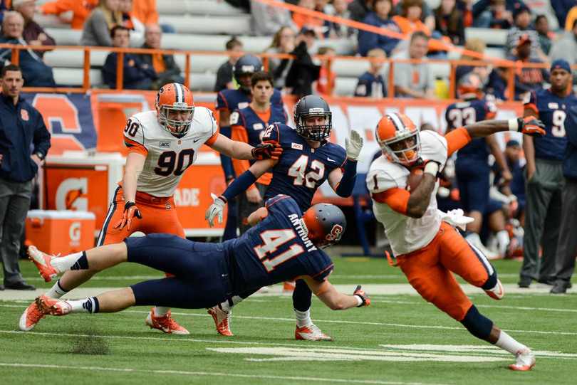 Syracuse limits offensive playbook in 34-27 Spring Game win against defense