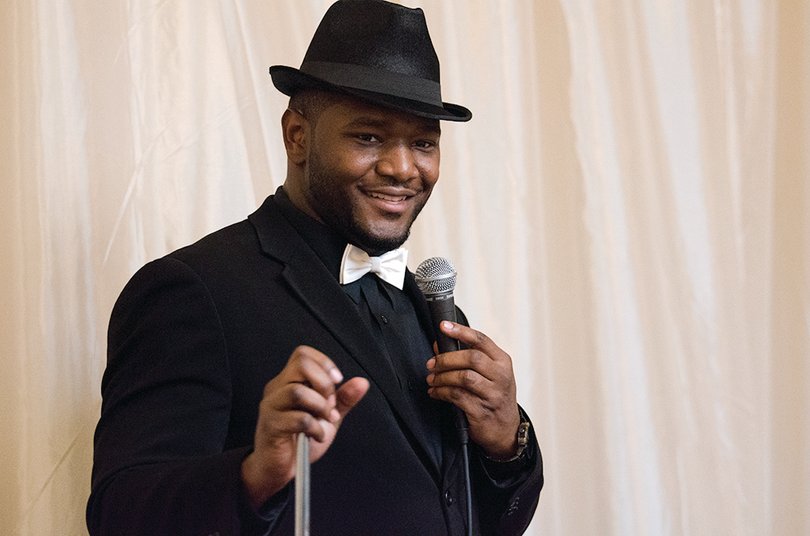 Veltris Patterson emceed the 11th annual gala, starting the event with an icebreaker game called left-right-left, and a speech.                            