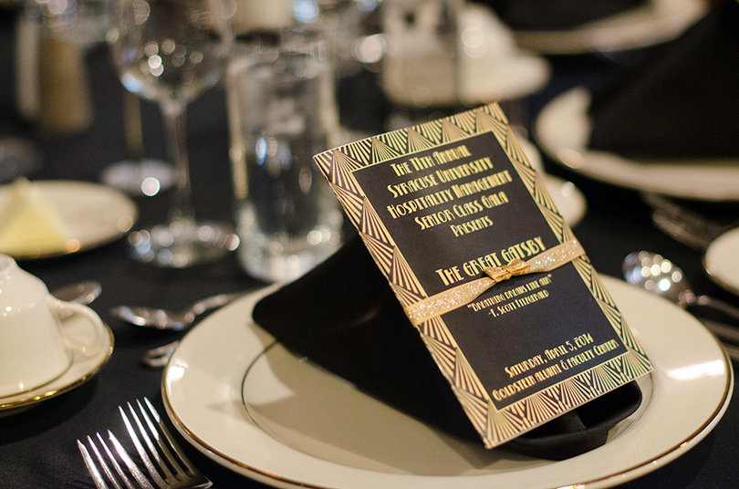This year’s Hospitality Management Senior Class Gala was “The Great Gatsby”-themed.     