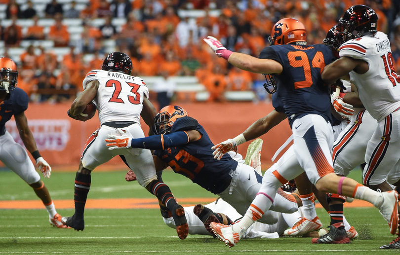 Syracuse football can&#8217;t contain Louisville running back Radcliff in loss