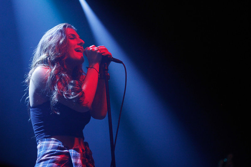 Njomza, an up-and-coming artist off of Mac Miller’s “Most Dope” label, was the first act of the night.