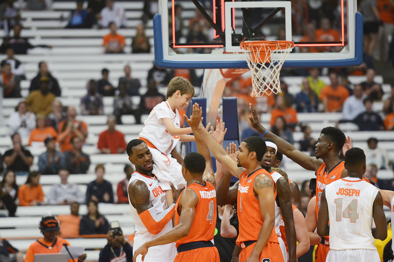 Sykes’ entrance, Roberts’ dunk stand out in Orange Madness festivities