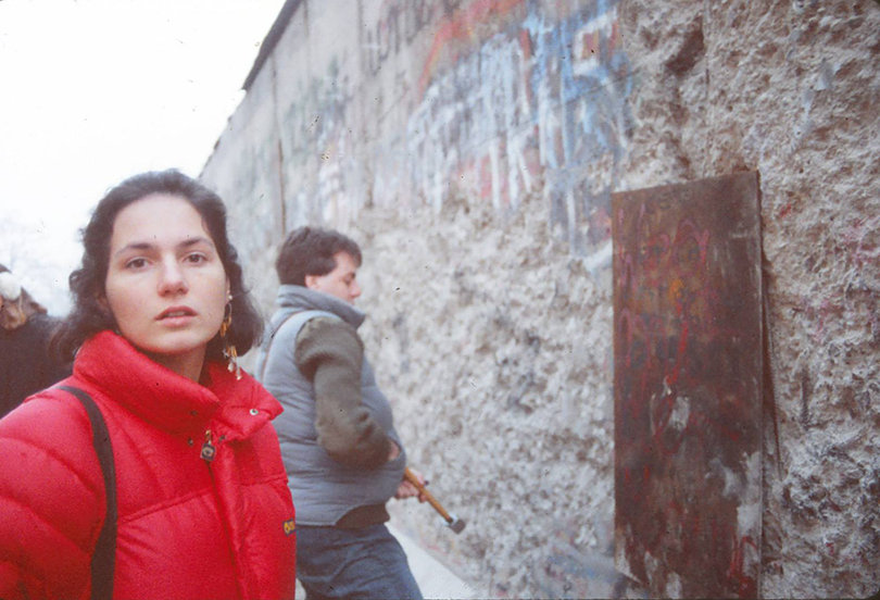 Esther Verheyen views the Berlin Wall as a lesson in resolving conflicts.